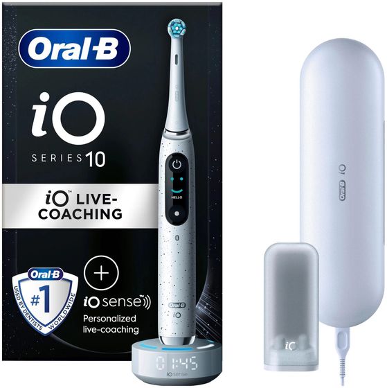 Зубная щетка электрическая Oral-B IO10 STARDUST белый