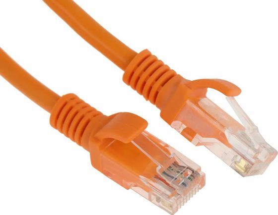 Патч-корд Cablexpert UTP 4 пары cat.5E CCA molded 0.5м оранжевый RJ-45(m) - RJ-45(m) (PP12-0.5M/O)