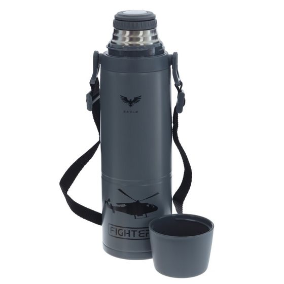 Термос, 1000 мл, L8,5 W8,5 H29 см, дизайн микс