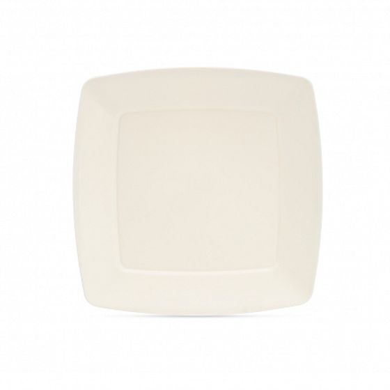 Тарелка обеденная SERVICE 23.5см квадратная микс цветов