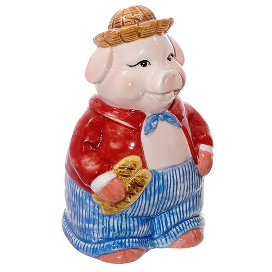 Копилка &quot;Свинка&quot;, Д11 Ш9,5 В17,5 см, 2в