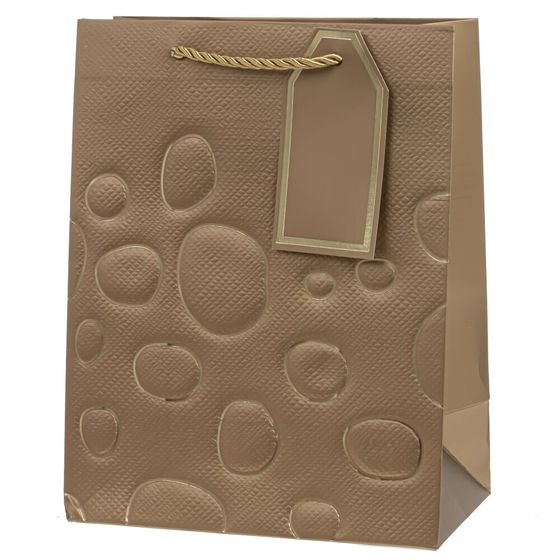 Пакет подарочный (бумага 210г/м2, блок 12шт), L18 W10 H23 см, 10в.