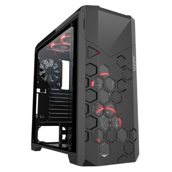 Корпус Formula V-LINE 6000-RGB, без БП, ATX, Midi-Tower, черный