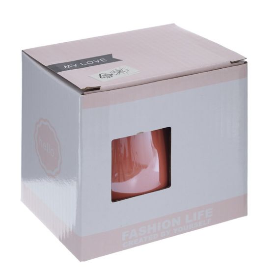 Кружка, 350 мл, L12,5 W9 H10,5 см, 4в.