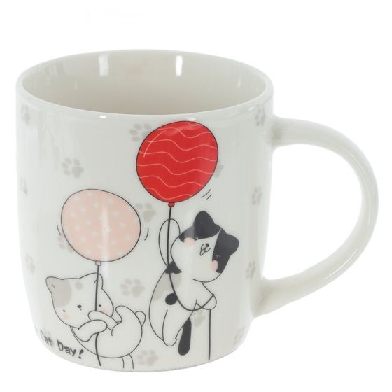 Кружка 350 мл, L11,5 W8,5 H9 см, дизайн микс