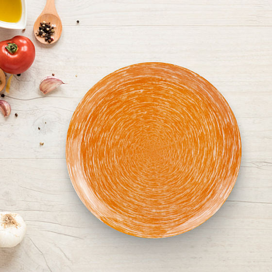 Тарелка обеденная БРАШМАНИЯ ОРАНЖ 26см