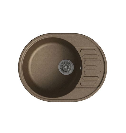 Мойка LEX ORTA 620 CHOCOLATE 62х48 кварц коричневый