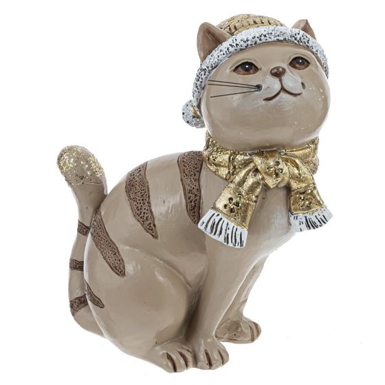 Фигурка декоративная &quot;Кот&quot;, L12,5 W7 H14 см, 2в.