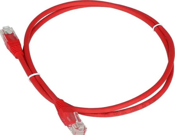 Патч-корд Lanmaster TWT-45-45-15-RD UTP RJ-45 вил.-вилка RJ-45 кат.5E 15м красный ПВХ (уп.:1шт)