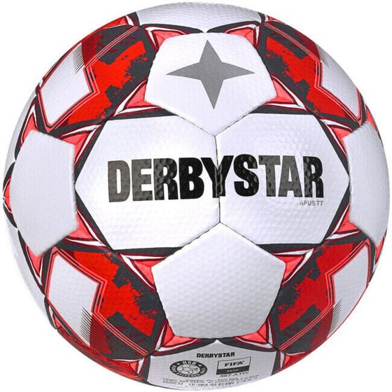 Derbystar Fußball Apus TT V23 weiß rot Gr 5