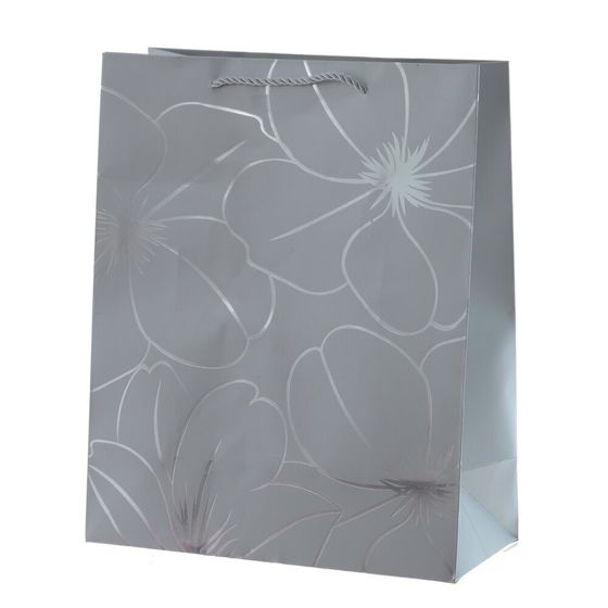 Пакет подарочный (бумага 210г/м2, блок 12шт), L26 W12 H32 см, 5в.