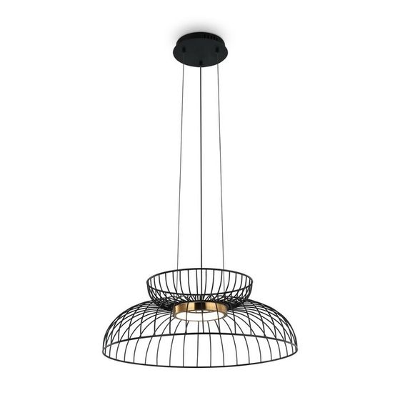 Подвесной светильник Freya FR5398PL-L6B Citrus, 500х500х1690 мм, LED, 8Вт, 280Лм, 3000К, цвет чёрный