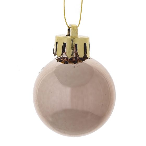 Набор из 25шт, Украшение новогоднее Шар &quot;Шоколадное удовольствие&quot;, D3 см, L8 W8 H13 см