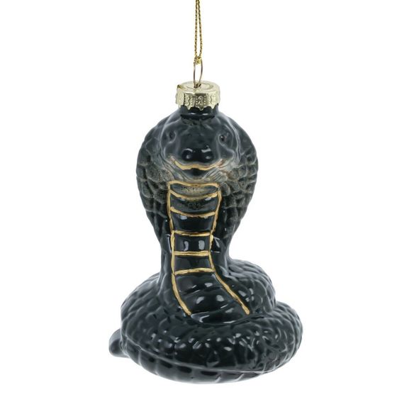 Украшение новогоднее &quot;Змея&quot;, L7 W6 H12 см, 4в.