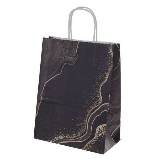 Пакет подарочный (бумага 120г/м2, блок микс 12шт), L21 W11 H27 см, 5в.