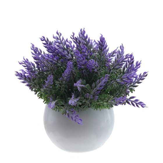 Цветочная композиция &quot;Лаванда&quot;, L8 W8 H12 см, 4в.