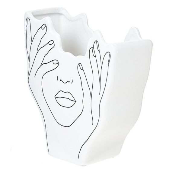 Ваза, L14 W6 H16 см