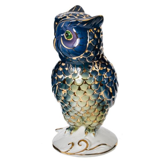 Фигурка декоративная "Сова", L8 W10 H16 см, 1 штука. дизайн микс