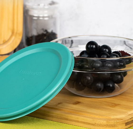 Салатник KEEP N BOWL 14см с зеленой крышкой