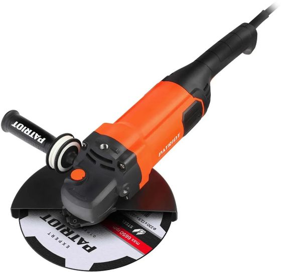 Углошлифовальная машина Patriot AG 230 2200Вт 6600об/мин d=230мм (110301245)