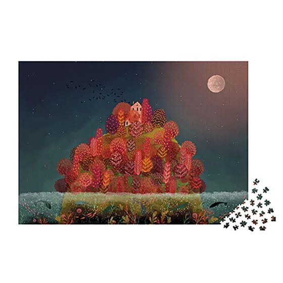 JANOD Autumn Red Puzzle 2000 pieces