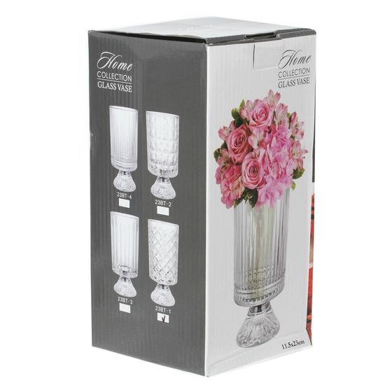 Ваза, 1000 мл, L11,5 W11,5 H23 см