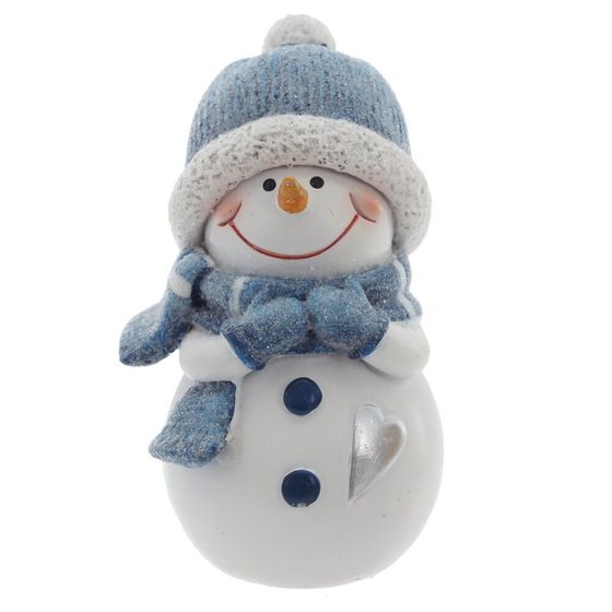 Фигурка декоративная &quot;Снеговик&quot;,  L5 W5 H8 см, 2в.