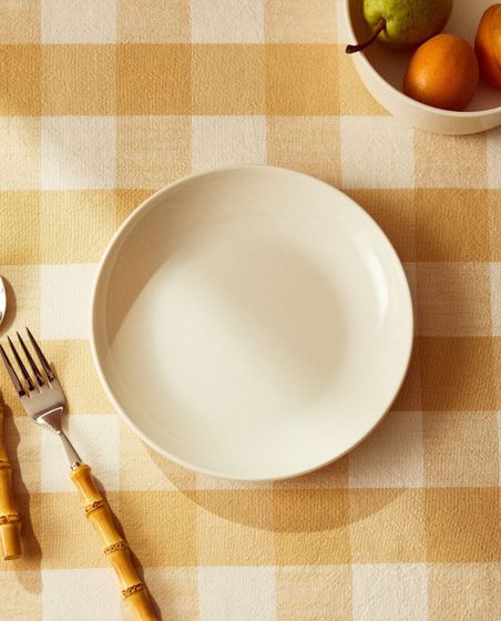 Minimalist design picnic dessert plate