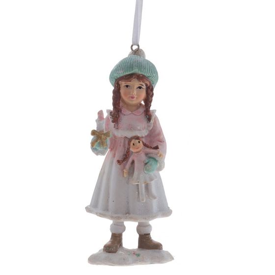 Изделие декоративное подвесное "Девочка/Мальчик", L6 W4 H13 см, 3в.