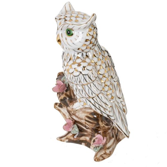 Фигурка декоративная "Сова", L9 W6 H12,5 см, 1 штука. дизайн микс