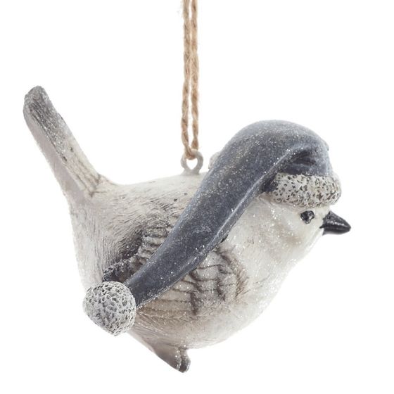 Фигурка декоративная подвесная &quot;Птичка&quot;,   L7 W4,5 H4,5 см, 2в.