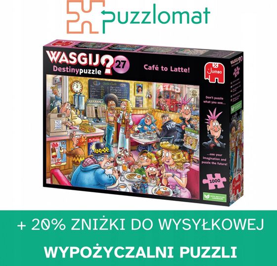 Tm Toys Puzzle 1000 elementów Wasgij Kawiarnia