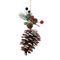 Изделие декоративное подвесное &quot;Шишка&quot;, L9 W9 H18 см, 4в.