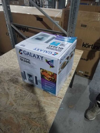 УЦЕНКА-Мультиварка Galaxy LINE GL2641 5л 900Вт белый/серебристый-(б/у, потертости, без фгт)