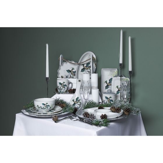 !09 Подставка под ложку «Дракоша», 24,7×9×2,5 см, цвет белый