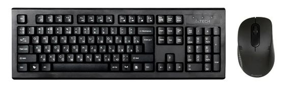 Клавиатура+мышь A4Tech 7100N беспроводной черный