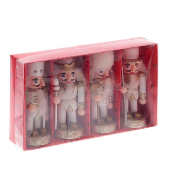 Набор из 4шт Украшение новогоднее &quot;Щелкунчик&quot;, L17,5 W4 H10,5 см