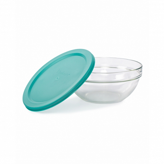 Салатник KEEP N BOWL 14см с зеленой крышкой