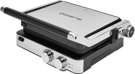 Электрогриль Polaris PGP 2402 2000вт серебристый