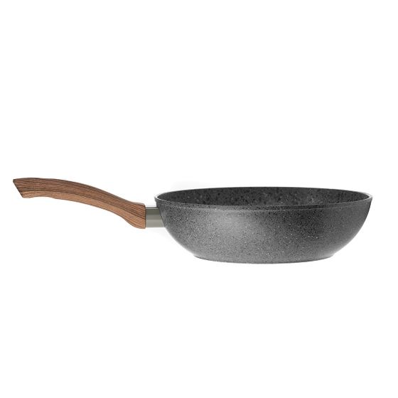 Сковорода-вок Lara LR01-57-28 WOK PALERMO PALERMO 28см индукц. дно серый