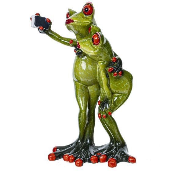 Фигурка декоративная "Лягушки", L10 W6 H16 см