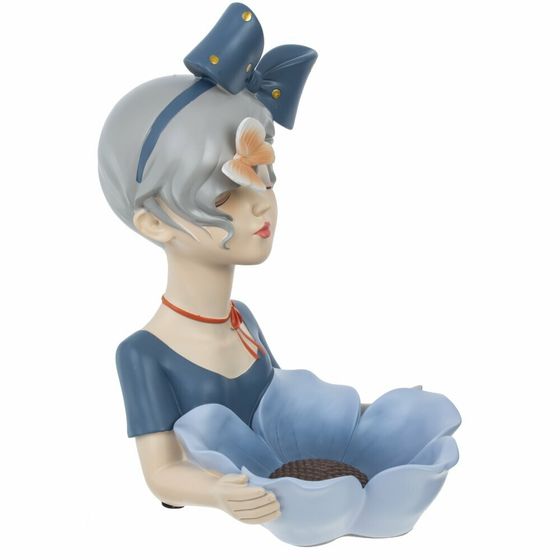 Фигурка декоративная &quot;Девочка&quot;, Д20 Ш22 В33 см