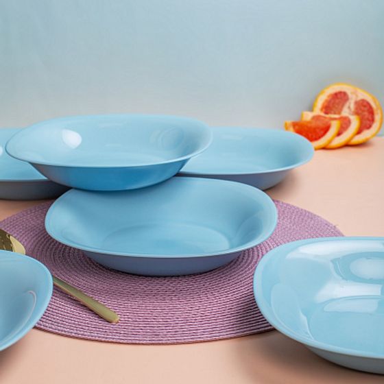 Тарелка суповая КАРИН ПАРАДАЙЗ БЛЮ 21см