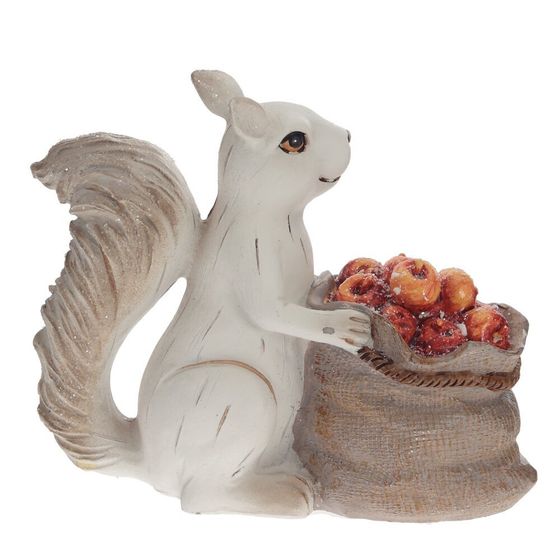 Фигурка декоративная &quot;Белочка&quot;, L15 W6 H12,5 см, 2в.