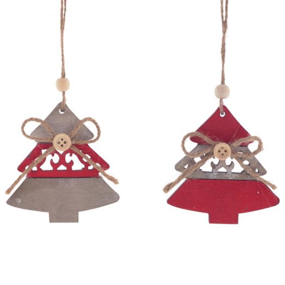 Украшение новогоднее &quot;Елка&quot;, L8 W0,6 H9 см, 2в.