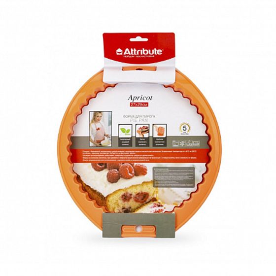 Форма для пирога APRICOT круглая с волнистым краем 27см