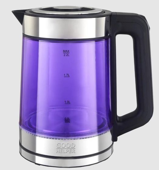 Чайник электрический Goodhelper KPG-2201 purple 2,2л 2200Вт фтолетовый
