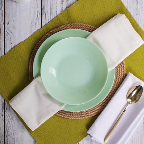 Тарелка суповая ZELIE PARADISE GREEN 20см