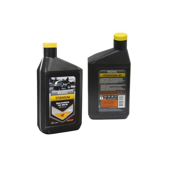 Масло Rezoil TITANIUM 4T SAE 10W-40 API SJ/CF, для 4Т, п/синт., до -30°С, 0.946 л