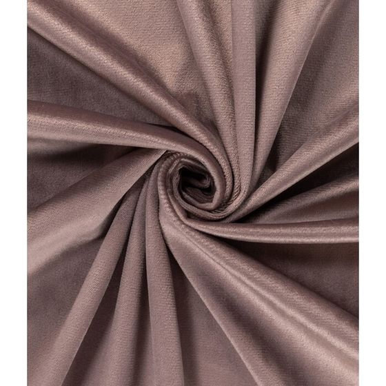 Штора «Велюр», размер 200x260 см, цвет какао